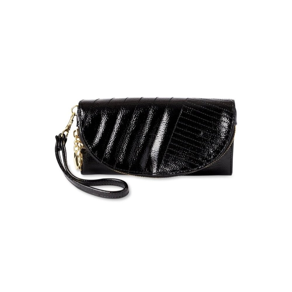 NWT No Boundaries Women’s Charlotte Wristlet Black Pocket‎ Coin Purse Stylish